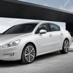 Les premières photos de la Peugeot 508 berline vue 3/4 avant de la berline peugeot 508 gt