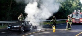 l'audi r8 de rahul patel en feu