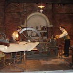 image de la fabrication artisanale des premiers moteurs à combustion