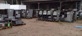 stock de radars auto abimés, hors d'usage