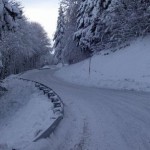 Carambolage au ralenti route_verglacee