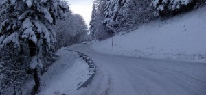 Carambolage au ralenti route_verglacee