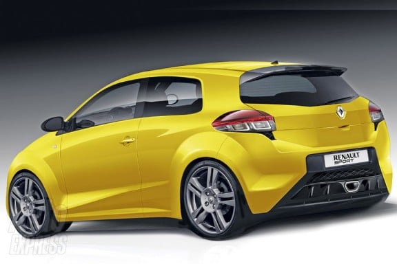 Renault clio 4 sport Renault clio 4 sport 576x384 Renault Clio 4 RS 2012 : un photoshop pas très crédible