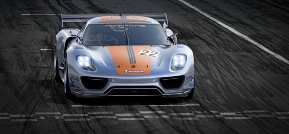 porsche_918_rsr_circuit_piste porsche 918rsr vue de l'avant