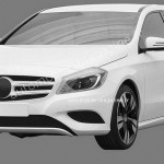photo volee de la mercedes classe a blanche et 5 portes