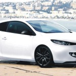 Un photoshop très élégant de la Renault Megane 3 coupé phase II