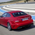 vue 3 4 arriere Mercedes C63 AMG Black Series 2 150x150 Mercedes C63 AMG coupé : un V8 de 6.2 l de 517 ch