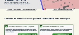 le service télépoint pour consulter le solde de points de son permis