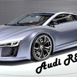 l'audi r8 ii commercialisee en 2014 en vue 3/4 avant