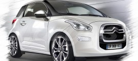 la citroen ds1 en vue 3/4 avant