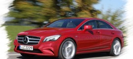 la mercedes clc 2013 en vue 3/4 avant