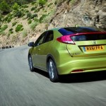 la face arriere de la civic 9