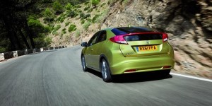 la face arriere de la civic 9