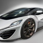 Les informations sur la future Mc Laren V8 commercialisée la mclaren f1 p12 2014 en vue 3/4 avant