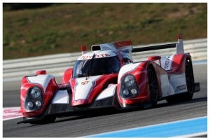 La Toyota LMP1 hybride sur le circuit du Castellet la toyota ts030 hybride essence-electricite