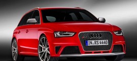 l'audi rs4 avant 2012 vue de face