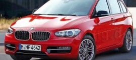 la bmw fast monospace 2014 en vue 3/4 avant