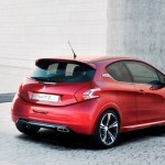 l'arriere de la peugeot 208 gti