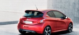 l'arriere de la peugeot 208 gti