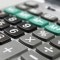 les touches d'une calculatrice