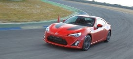 La toyota gt 86 conduite sur circuit