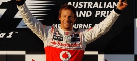Button victorieux au grand prix d'australie 2012