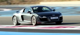 l'audi r8 v10 sur le circuit du castellet