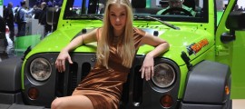 la plus belles hotesse est chez jeep