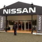 l'entrée de l'hôtel nissan lors des 24 heures du mans 2012