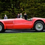 une ferrari 166 corsa vue de profil