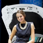 fille voiture