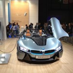 le concept i8 de bmw vu de l'avant