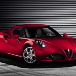 l'alfa romeo 4c en vue 3/4 avant