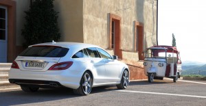 Mercedes CLS Shooting Brake 63 AMG : essai d’un break de 525 chevaux ! mercedes cls essai toscane