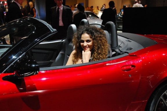 hotesse salon auto paris 2010