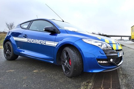 Cette Renault Megane R.S. de la Gendarmerie vendue pour une bouchée de pain