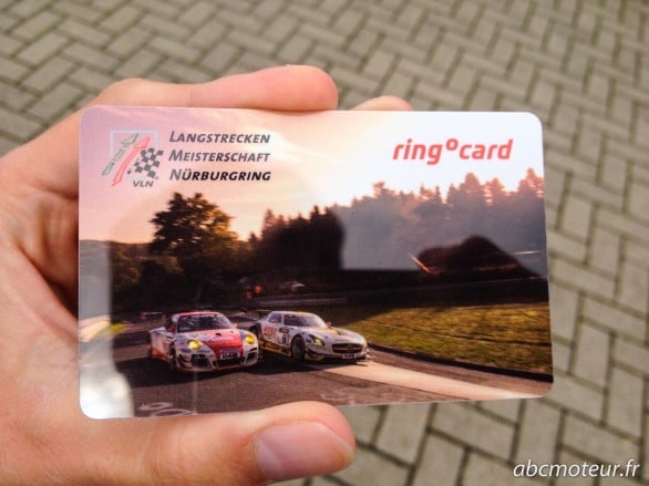 ring card 2014 Nurburgring Nordschleife