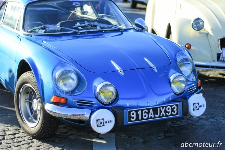 Alpine A110 Traversee Paris hivernale 2015