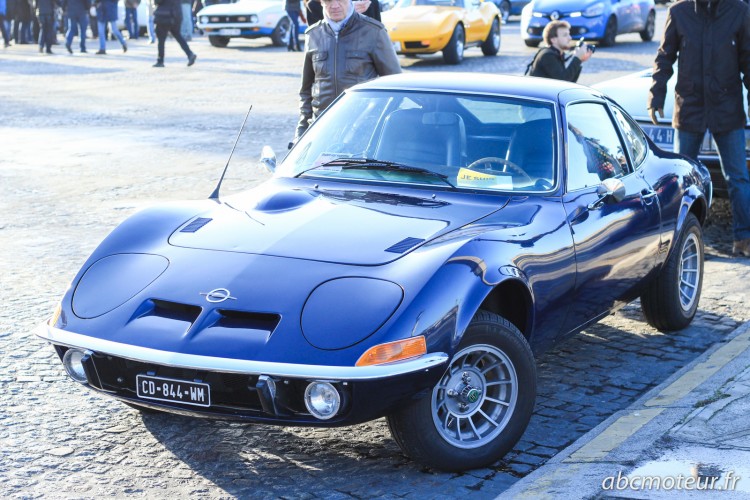 Opel GT Traversee Paris hivernale 2015