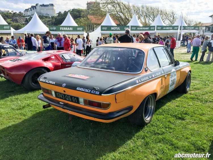 arriere BMW 2800 CS 1970 Tour Auto 2015