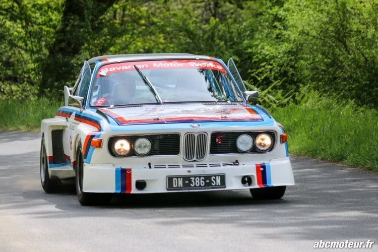 avant BMW 3-0 l CSL 1973 speciale Tour Auto 2015