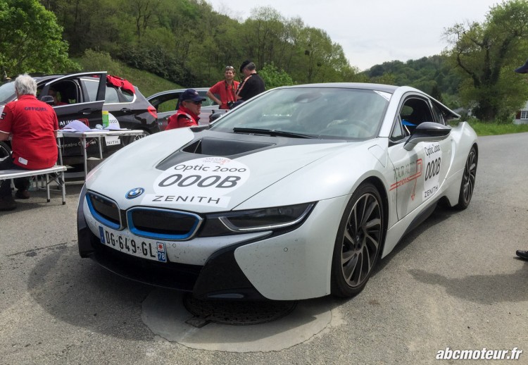 vue 3-4 avant BMW i8 Tour Auto 2015