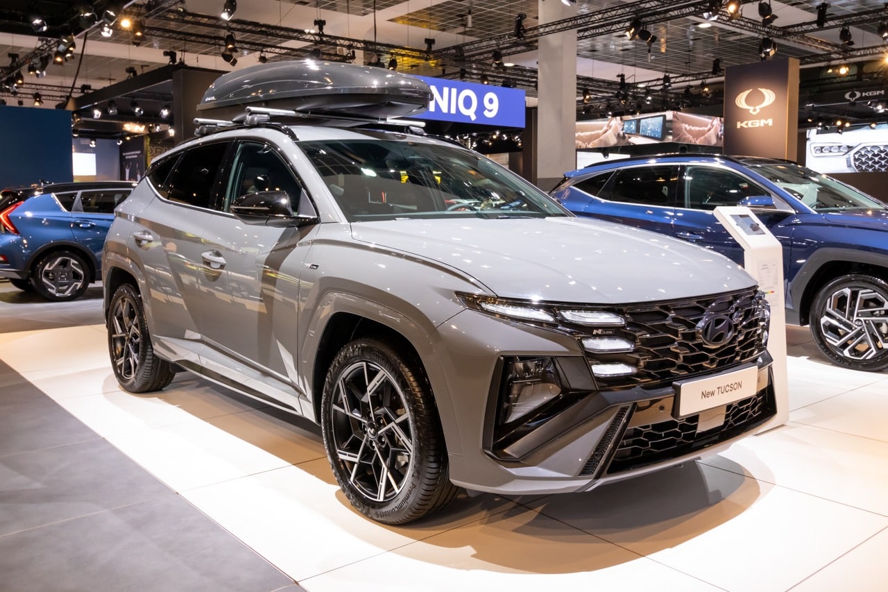 Un SUV Hyundai, le modèle Tucson